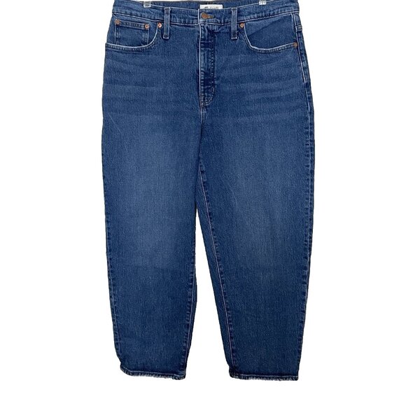 Madewell Balloon Jeans Women's 32 High Rise Ellisboro Wash NG265 - Picture 2 of 10